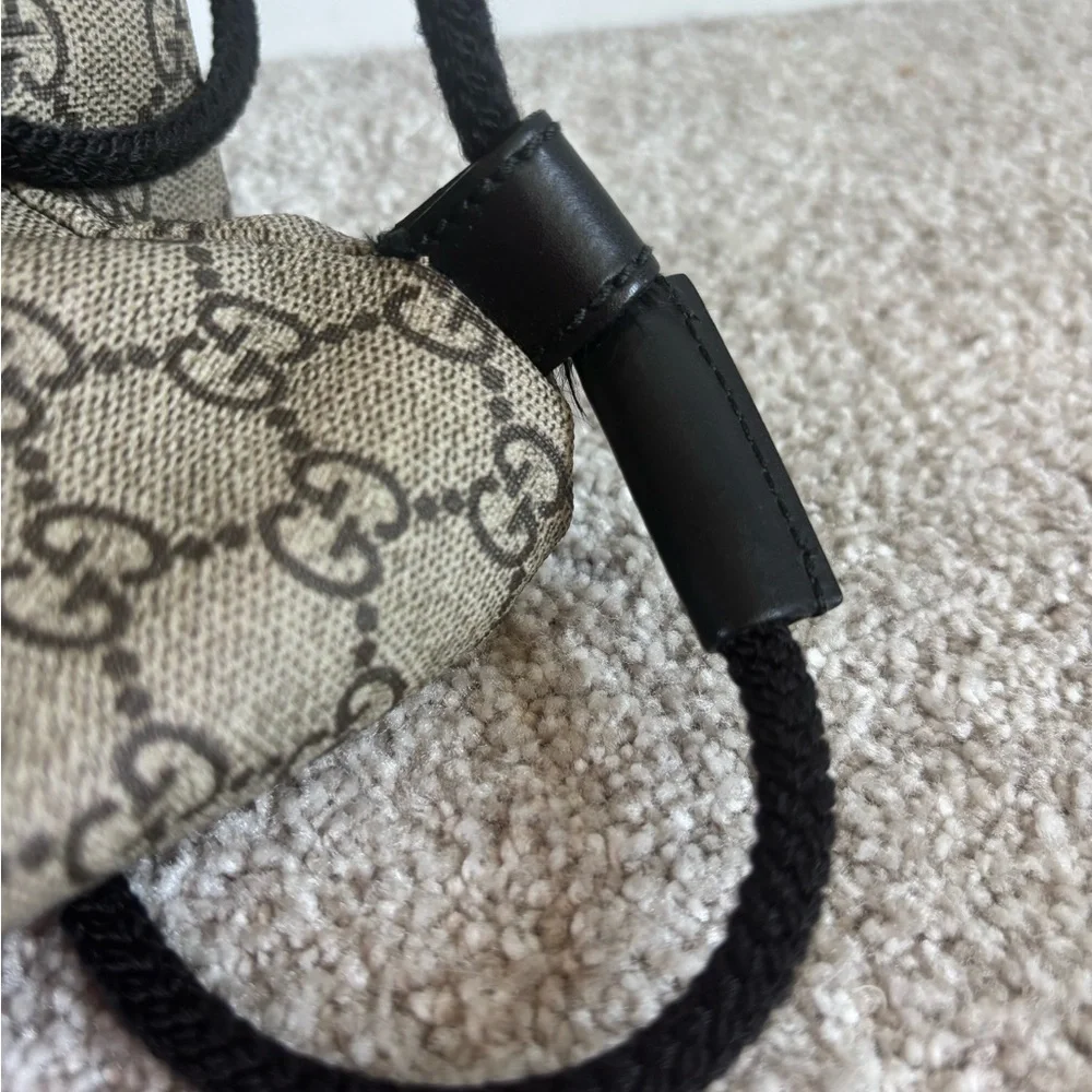 Authentic Gucci Beige Tiger Print Backpack with Black Accents - Picture 8 of 9